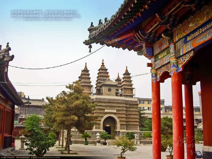 内蒙映像：呼和浩特-慈灯寺金刚宝座塔(潘俊宏/1920x1440壁纸下载/35张) Blog  潘俊宏 映像 慈灯 宝座 壁纸 呼和浩特 内蒙 x   [ 潘俊宏 Arttopan -艺术家 artist ]