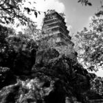 桂林 White clouds around a stupa on top of mountain Photography | 攝影    [ 潘俊宏 Arttopan -艺术家 artist ]