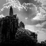 桂林 White clouds around a stupa on top of mountain Photography | 攝影    [ 潘俊宏 Arttopan -艺术家 artist ]