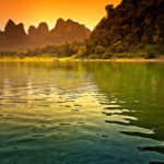 桂林 Boat Watching The Sun Goes Down-china Guilin Scenery Photography | 攝影    [ 潘俊宏 Arttopan -艺术家 artist ]